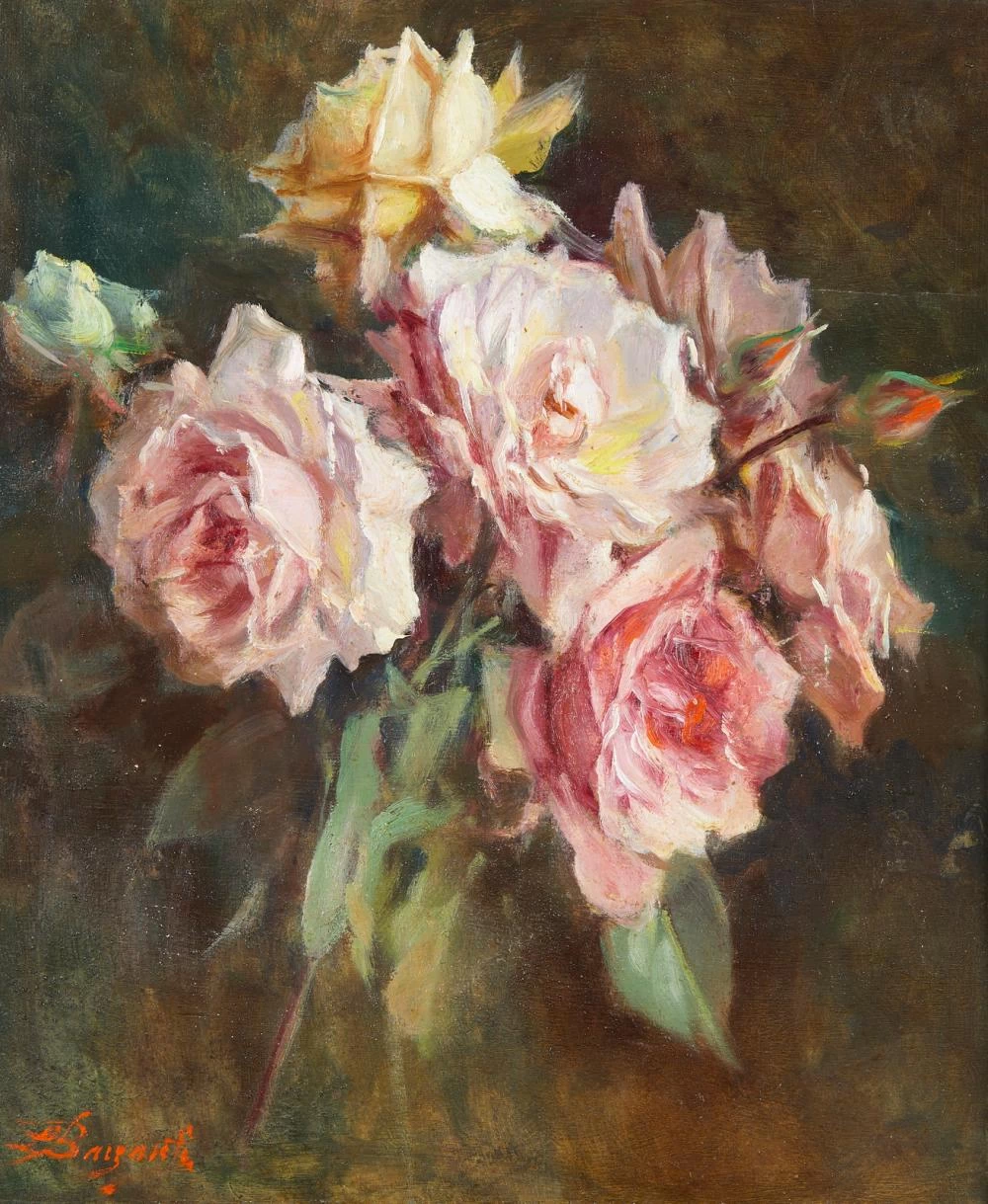 Una natura morta di rose